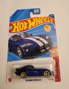 2025 Hot Wheels 96 Dodge Viper GTS 4/10 Then And Now 176/250 Real Riders Swap - Picture 1 of 7