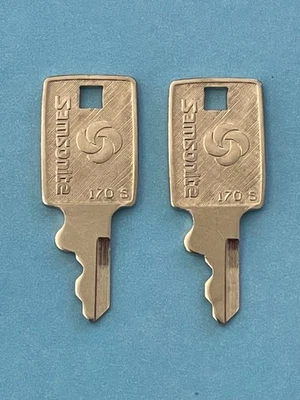 Samsonite 170S Luggage & Briefcase Key, Set of 2, OEM - Image 1 of 4