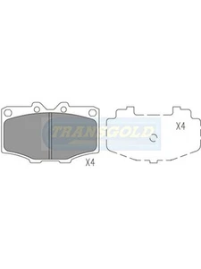 Transgold Brake Pads fits Toyota LandCruiser 4.0 HJ75RP Pickup D 4x4 (TG0288N) - Picture 1 of 12