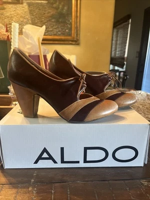 ALDO Mujer Tacones Altos Miriello-26 Marrón Talla 39 U 8.5 (Nuevo) Foto 1 de 4