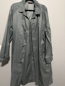 RRP €1200 VALENTINO VLTN Long Rain Wind Coat Size M IT48 US38 Printed Hooded - Picture 1 of 4