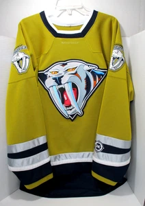 Vintage NHL Nashville Predators Mustard Gold Koho Hockey Trikot Größe XXL - Bild 1 von 9