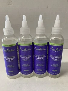 (x4)- Shea Moisture Hair Care System Anti-Dandruff Leave-In 4 Oz-EXP 10/2026 Lot - Picture 1 of 4