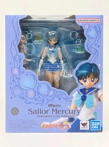 S.H.Figuarts Sailor Moon SAILOR MERCURY Animazione Edizione a Colori BANDAI - Foto 1 di 19