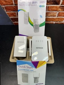Netgear Powerline 1000 + WiFi Kit PLW1000-100NAS - 1Gbps Adapter & Access Point - Bild 1 von 7