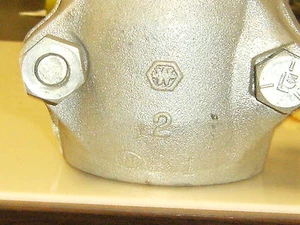 2" High Pressure Steam Hose Coupling/Clamp, Hose OD min 2-5/8" max 2-13/16" - Picture 1 of 3