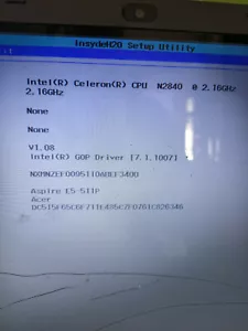 ACER E5-511P carte mère intel N2840 2.16GHZ version tactile Z5WAL - Bild 1 von 6