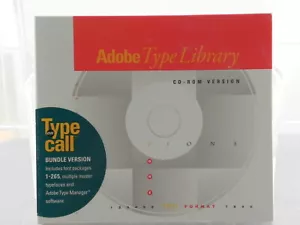 Adobe Type Library Type on Call 1-265 for Macintosh Vintage CD-Rom - Picture 1 of 1