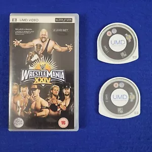 UMD Video WWE WRESTLEMANIA XXIV 24 Portable PSP REGION FREE PAL EXCLUSIVE - Picture 1 of 5