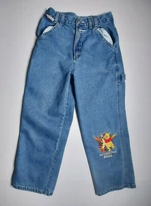 Winnie The Pooh Carpenter Jeans Girl's Size 8 - Picture 1 of 8