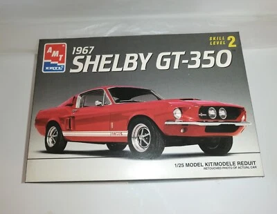 AMT ERTL 1/25 SHELBY GT-350 1967 REF.6633 KIT MONTAGGIO OBSOLETO - Immagine 1 di 2