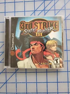 Street Fighter III: 3rd Strike (SEGA Dreamcast, 2000) CUSTODIA CIB DISCO MANUALE - Foto 1 di 3