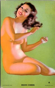 PINUP MUTOSCOPIO - "BEACH COMBER" - MORAN - HG - TARJETA ARCADE VINTAGE - Imagen 1 de 2