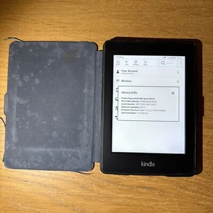 Amazon Kindle Paperwhite 6th Gen DP75SDI Black e-Book Reader 4GB - Picture 1 of 4