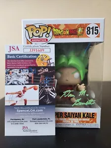 Funko POP! Dragon Ball Super Saiyan Kale 815 firmado por Dawn M. Bennett JSA - Imagen 1 de 7