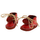 Modne buty skóra PU sznurowane botki dla lalki 12''' Blythe - czerwone