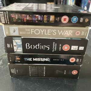 BBC/ITV DVD Crime Drama Box Sets - Hustle/Foyle’s War/Prime Suspect Etc 1950G - Foto 1 di 2