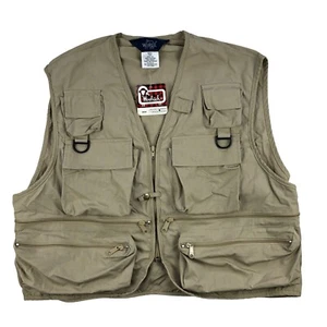 NWT Woolrich 5804 VTG Mens XL Canvas Utility Fishing Vest - Picture 1 of 5