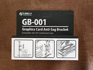 Lian Li GPU Graphics Card Anti-Sag Support Bracket GB-001 New Universal ATX EATX - Picture 1 of 5