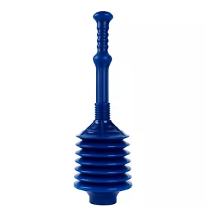 Émbolo de inodoro acordeón de fuelle (azul) - Imagen 1 de 9