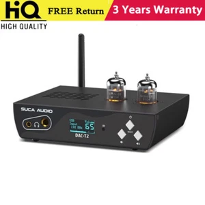 SUCA AUDIO DAC-T2 Audio Decoder HiFi 5.0 Bluetooth 6H3N Electronic Tube Amplifie - Picture 1 of 3