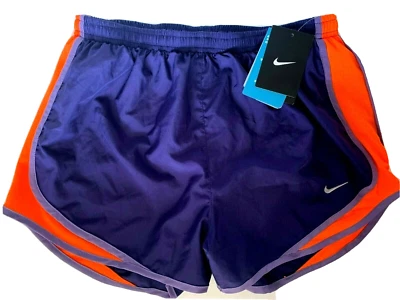 NEW NIKE [M] Women's 3.0" TEMPO DRI-FIT Yoga/Gym Shorts-Purple/Orange 716453-459 - Image 1 of 2
