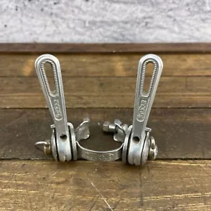 Vintage Suntour Friction Shifter Set Down Tube Clamp On Road 1980s 28.6 A6 - Picture 1 of 12