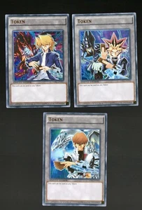 Yugioh! Joey, Kaiba, & Yugi 3 Card Token Set Limited Ed Ultra NM Unlimited LDK2 - Picture 1 of 1
