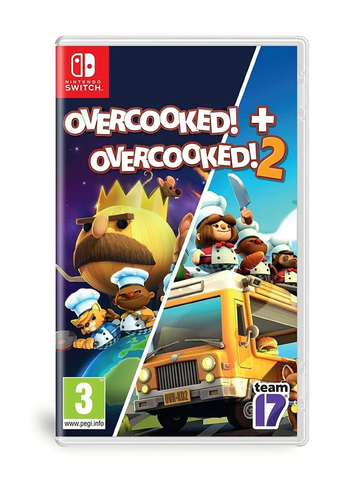 Overcooked 1 Special Edition + Overcooked 2 - Double Pack (Nintendo Switch)