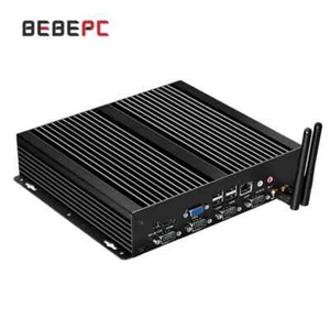 Industrial Fanless Mini Computer 4 COM Intel Core i5-3317U 4*RS232 Ubuntu Linux - Picture 1 of 18