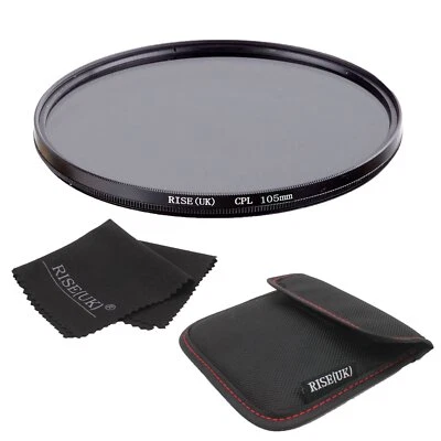 105mm Circular Polarizing Filter C-PL CPL 105 mm FOR ALL 105MM CAMERA LENS+Bag+B - Image 1 of 3