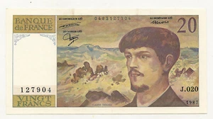 1987 FRANCE 20 FRANCS ~ CRISP UNCIRCULATED! INV# 904 - Picture 1 of 2