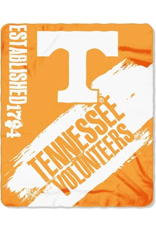 Tennessee Volunteer NCAA "Painted" Fleece Throw Blanket 50" x 60" Cover