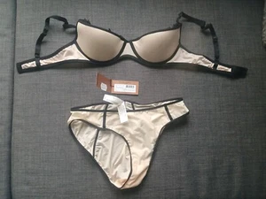 Marlies Dekkers 80B Meringue Peach Demi BH + OVP Slip XL UVP 180€ - Bild 1 von 11