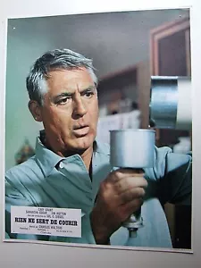 CARY GRANT PHOTO EXPLOITATION LOBBY CARD RIEN NE SERT DE COURIR - Picture 1 of 1