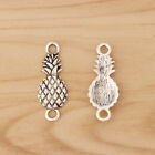50Pcs Tibetan Silver Tone Pineapple Connector Charms For Bracelet Making 27X10mm