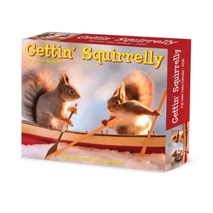 Gettin' Squirrelly 2026 5.4" x 6.2" Box Calendar - Picture 1 of 6