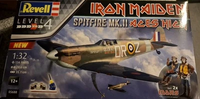 Iron Maiden Aces High Spifire MK.II Revel Bausatz Level4 Neu. - Bild 1 von 4