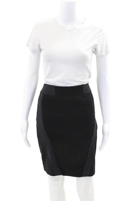 Altuzarra Womens Slip-On Zipped Skirt Black Size 40 - Image 1 of 4