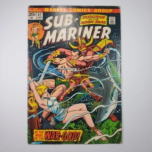 Marvel Comics Sub-Mariner #57 VG 1972 Key Issue Lord Ares 1st Appearance Venus - Picture 1 of 13