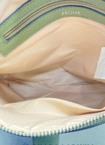 BORSA A TRACOLLA IN PELLE VERDE PRUGNA BUONE CONDIZIONI - Foto 1 di 5