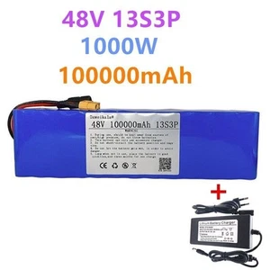 TOP QUALITY 48V 100Ah 1000W 13S3P Application Battery Pack For Electric Scooter - Picture 1 of 9