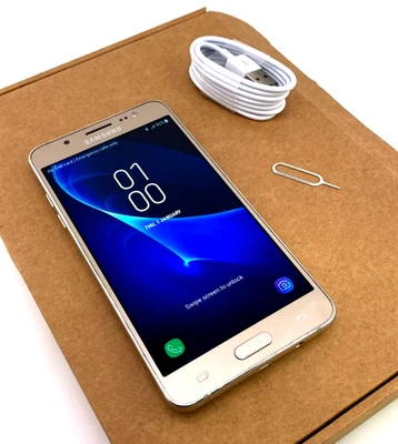 Samsung Galaxy J5 (2016) SM-J320FN - Smartphone Mobile (Unlocked) 3G LTE Android - Image 1 of 4