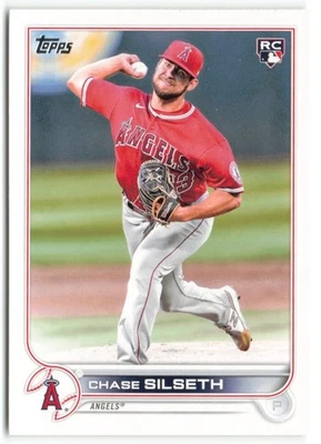 2022 Topps Update Chase Silseth RC Los Angeles Angels #US192 - Image 1 of 2