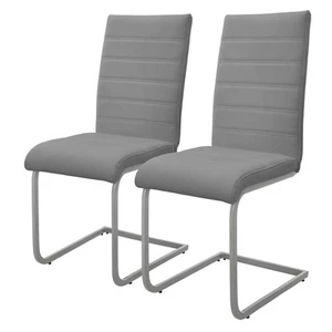 Set de 2/4/6/8 sillas de comedor tapizadas diseño cantilever para salón a elegir - Imagen 1 de 29