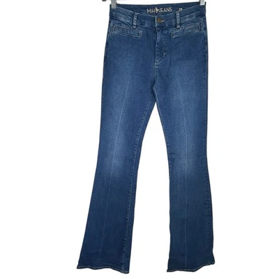 Pantalones de mezclilla MiH Marrakesh 28 tiro medio acampanados retro Y2k salir elásticos nuevos sin etiquetas Foto 1 de 4