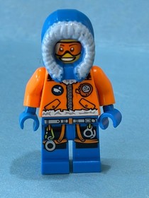 LEGO City Minifig cty0492 - Arctic Explorer Male - Scratches/No Cracks/Dents