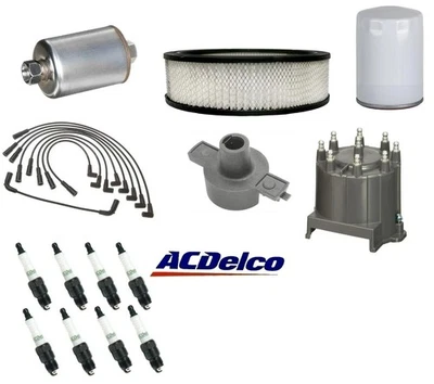 Tune Up Kit (OEM Wires & Plugs) 88-93 for Chevrolet GMC C&K1500 5.0L 5.7L 4x4 - Image 1 of 4