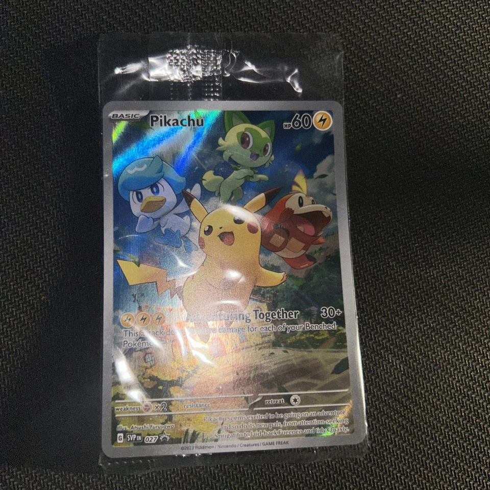 Pikachu 027 Sv: Scarlet & Violet Promo Cards Holo - Image 1 of 2
