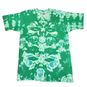 Vintage Fruit of the Loom Tie Dye T-Shirt Damen M USA Retro Einzelnaht - Bild 1 von 7